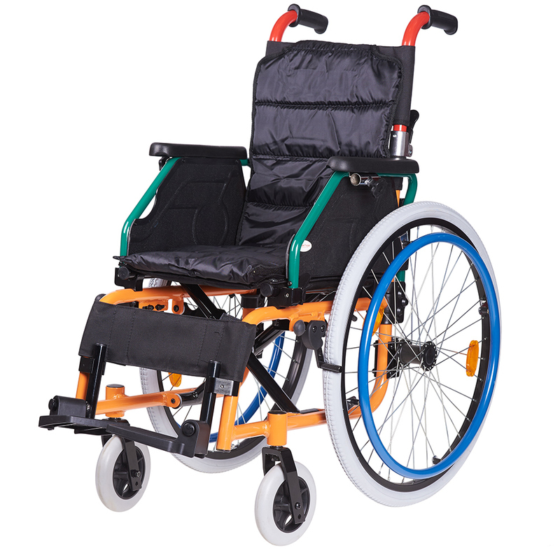 Кресло-коляска для инвалидов механическая Мега-Оптим FS980LA 46 размер
