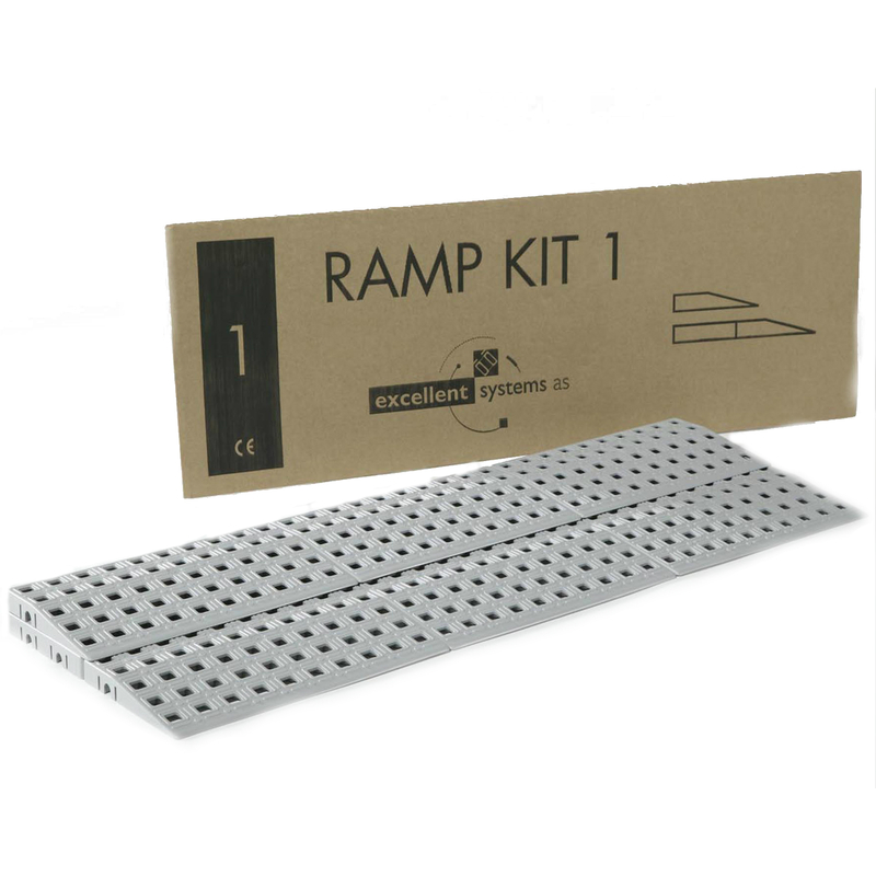 

Рампа для кресел-колясок Vermeiren Ramp Kit 1, Серебристый